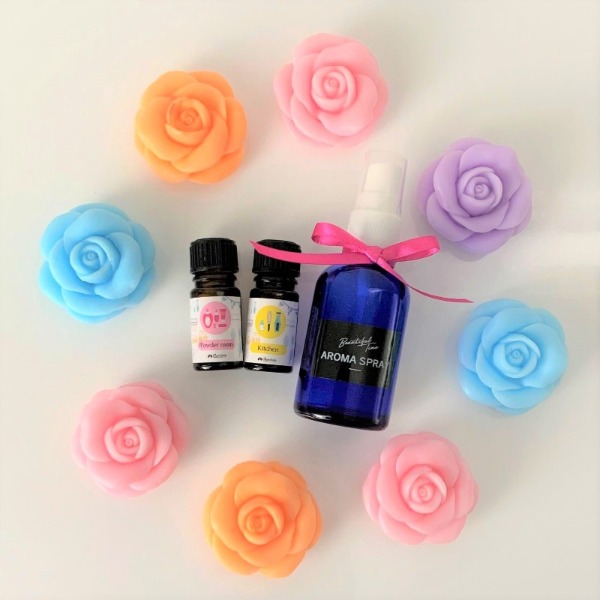 アロマ講座と一緒におすすめ、ローズの石けんづくり