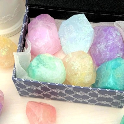 簡単キラキラ宝石石けん