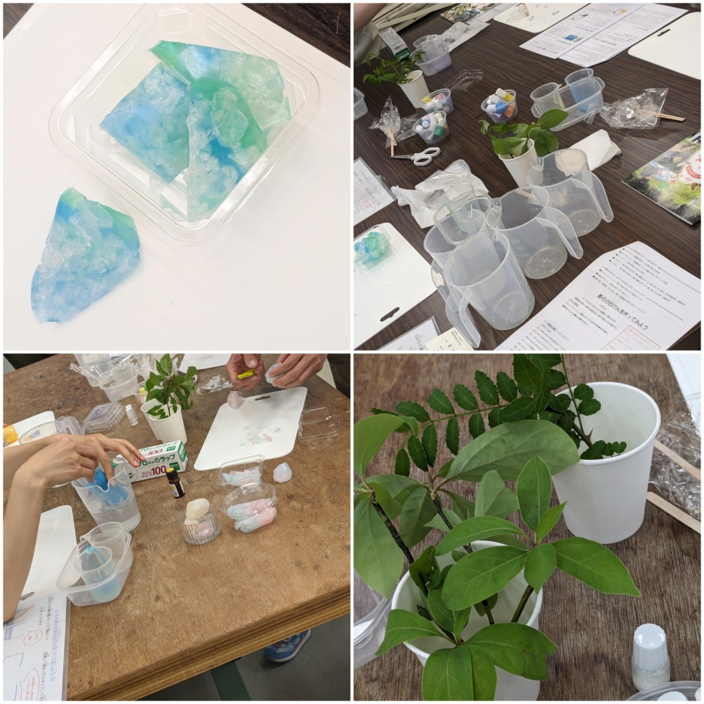 南相馬市博物館様「香りの宝石石けんをつくろう」楽しく開催