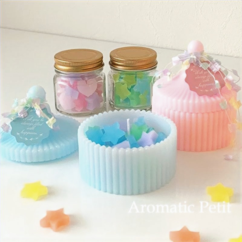 キャンディーポットキャンドル