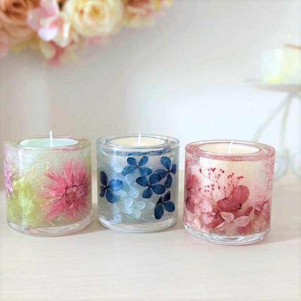 ジェルボタニカルキャンドル