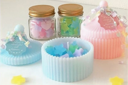 キャンディーポットキャンドル