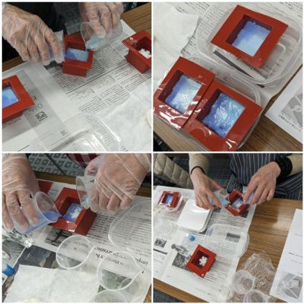 石鹸のグラデーション