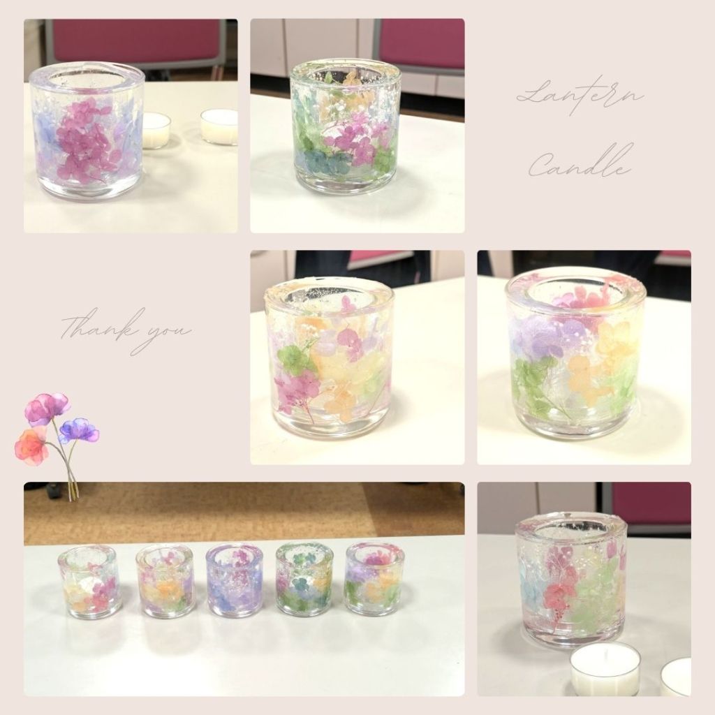 福島市内JA様で「ランタンキャンドル」づくり、ご参加いただきありがとうございました。