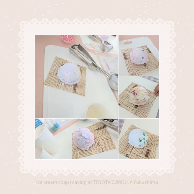 アイスクリーム石けんづくりワークショップ福島