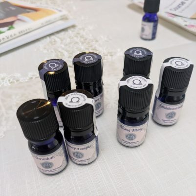 植物の自然な香りで心と体もリラックス