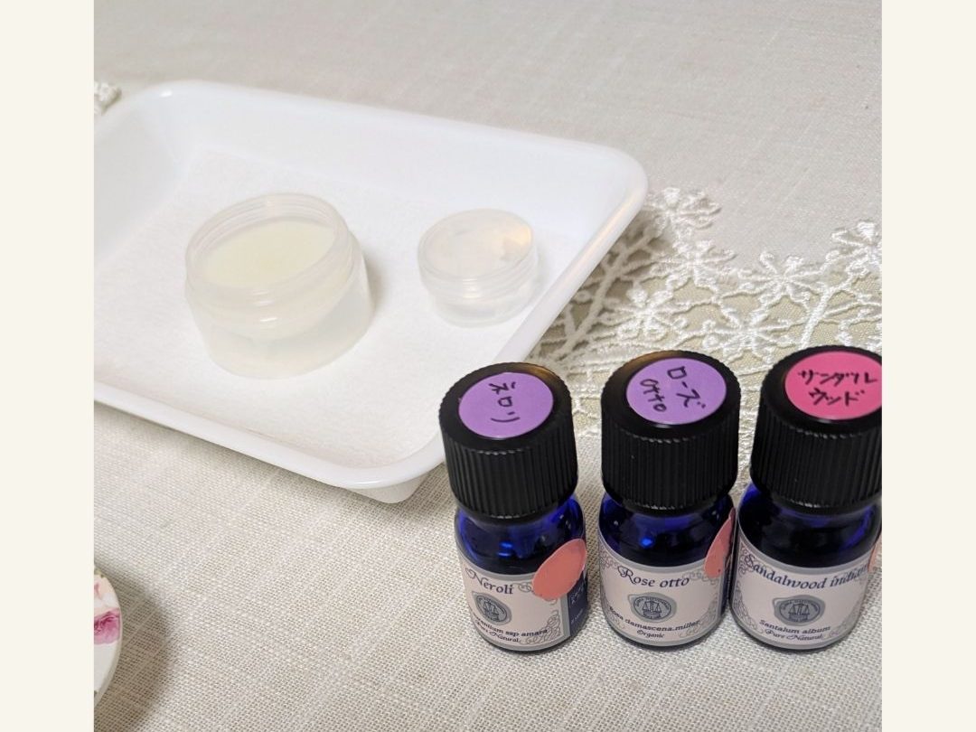 ミツロウクリームづくり、アロマ検定、福島