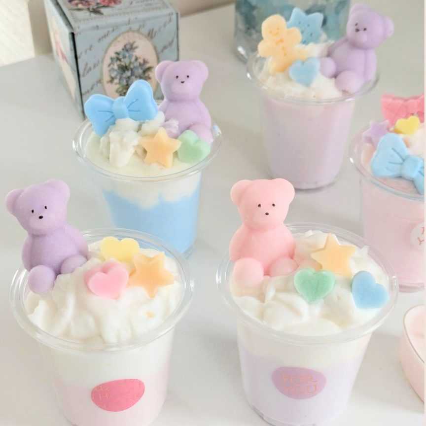 ふわふわホイップに癒される！「ラテ石けん」がスイーツ石けん作りに新登場！