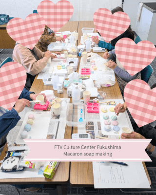 マカロン石けん作りの様子